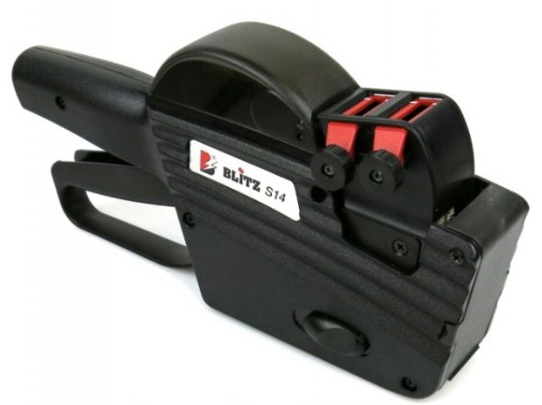 Preisauszeichner 2-zeilig Blitz S 14 stellig